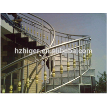 escada corrimão de alumínio fundido